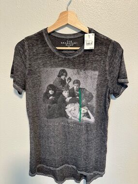 The Breakfast Club Graphic Tee in Charcoal Gray